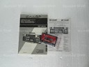 Manual + demo cassette for tape recorder SHARP WF-940